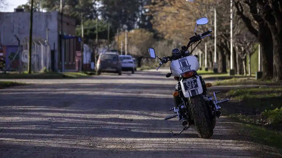 Imagen de archivo de una moto