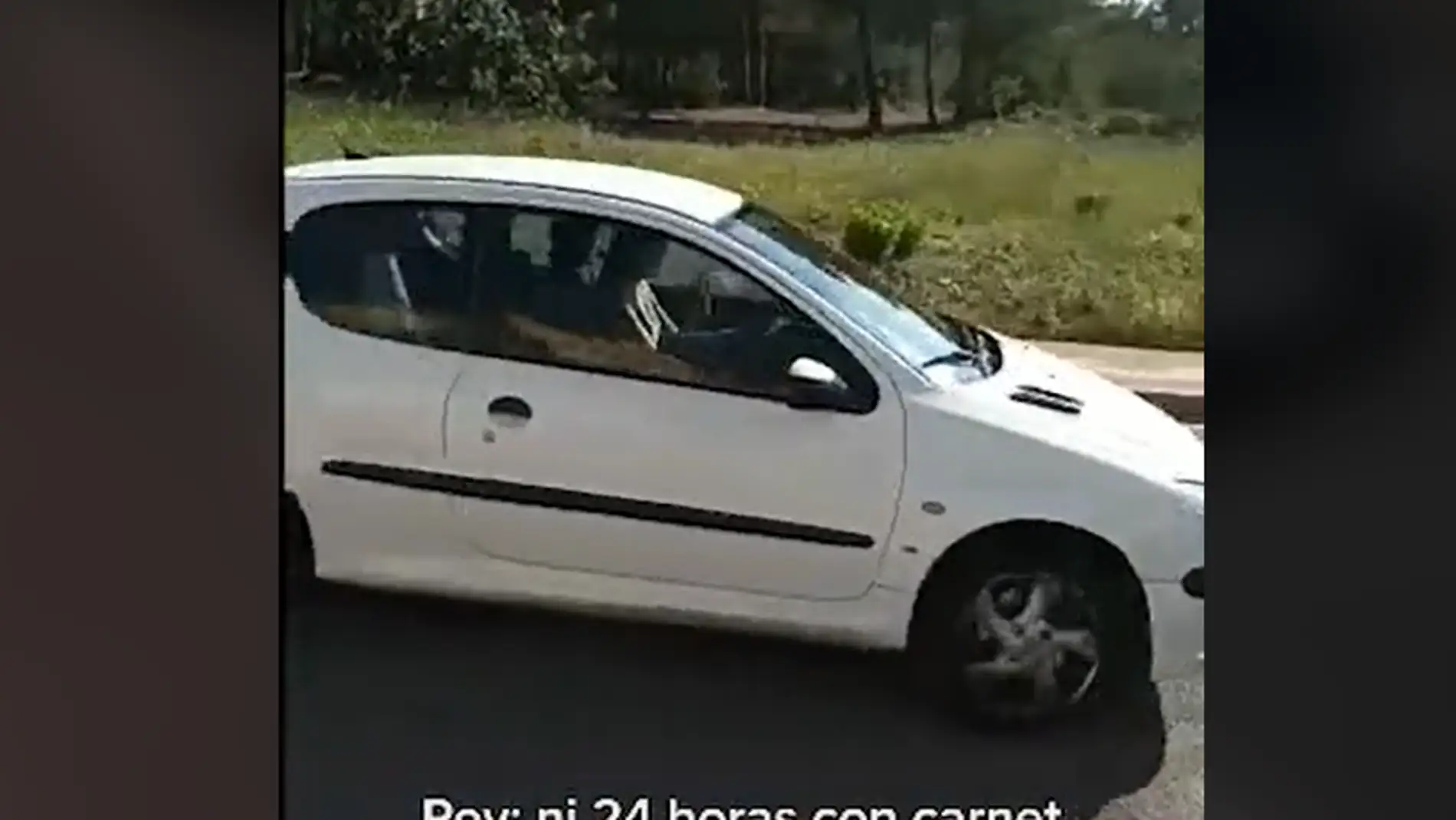 Coche de la joven TikTok