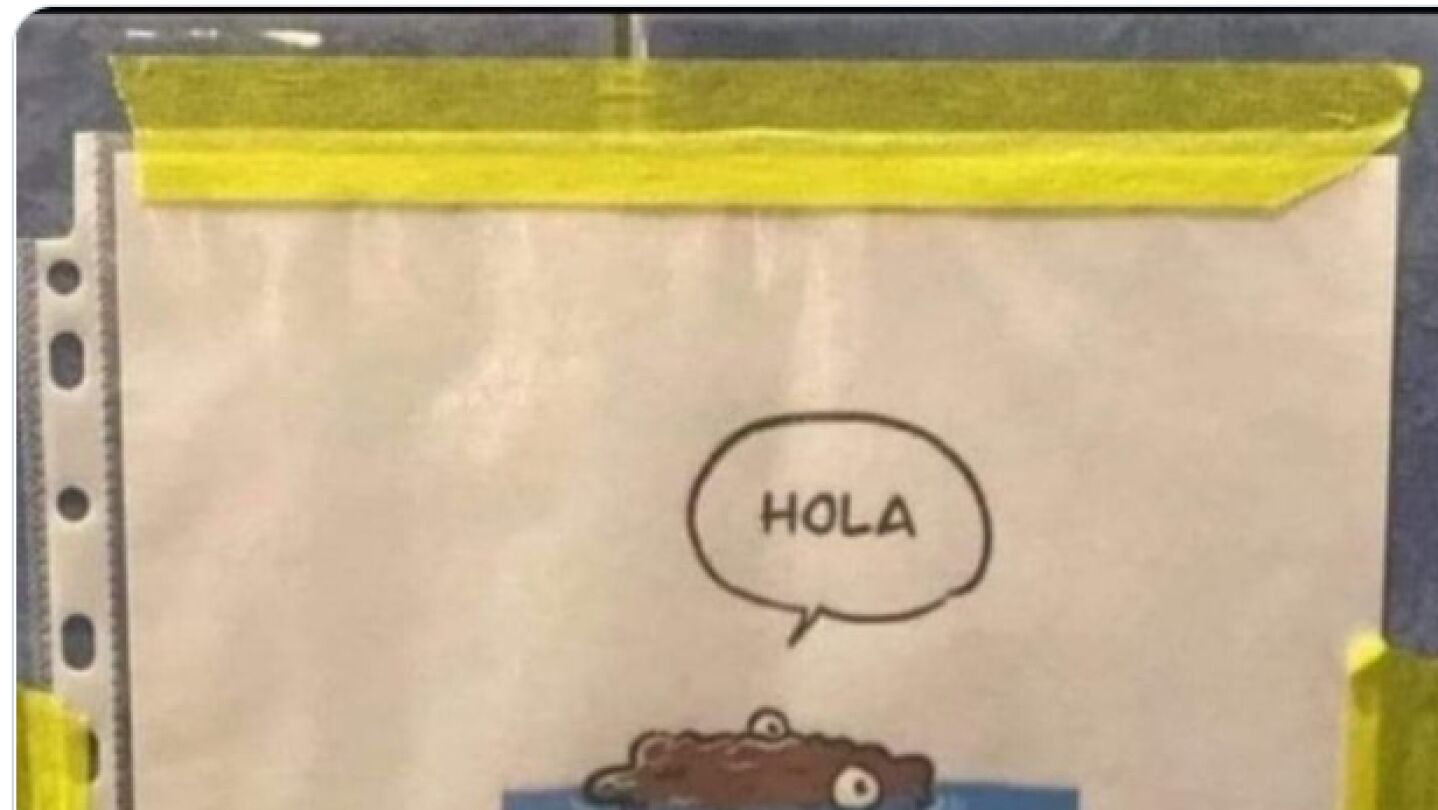 El cartel de un ba&ntilde;o viral