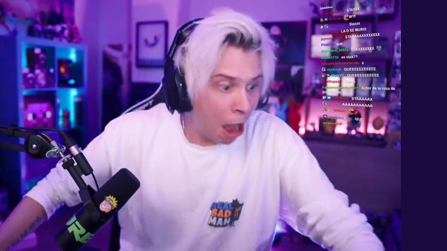 Rubius en uno de sus streams.