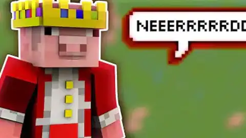 La skin de Technoblade en Minecraft, con su típico y amistoso "frikiiiis" La skin de Technoblade en Minecraft, con su típico y amistoso "frikiiiis"