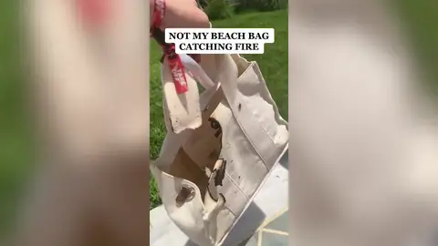 Deja su bolso de Primark al sol y termina incendiándose Deja su bolso de Primark al sol y termina incendiándose