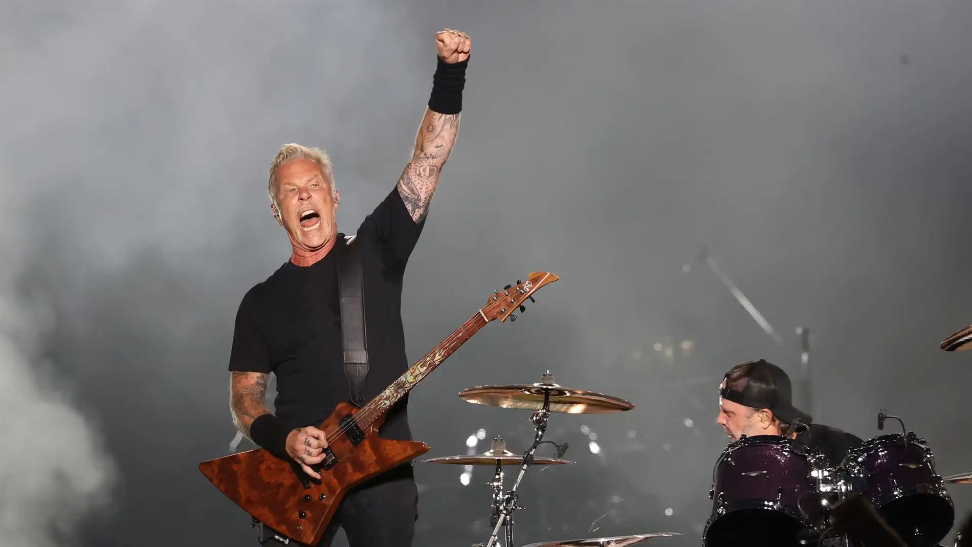 El cantante y guitarrista de Metallica, James Hetfield