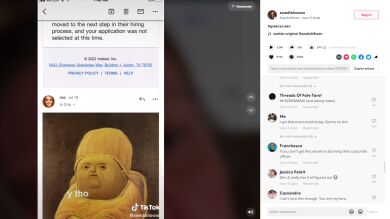 La rechazan para un puesto de trabajo, les responde con un meme y acaba consiguiendo una entrevista