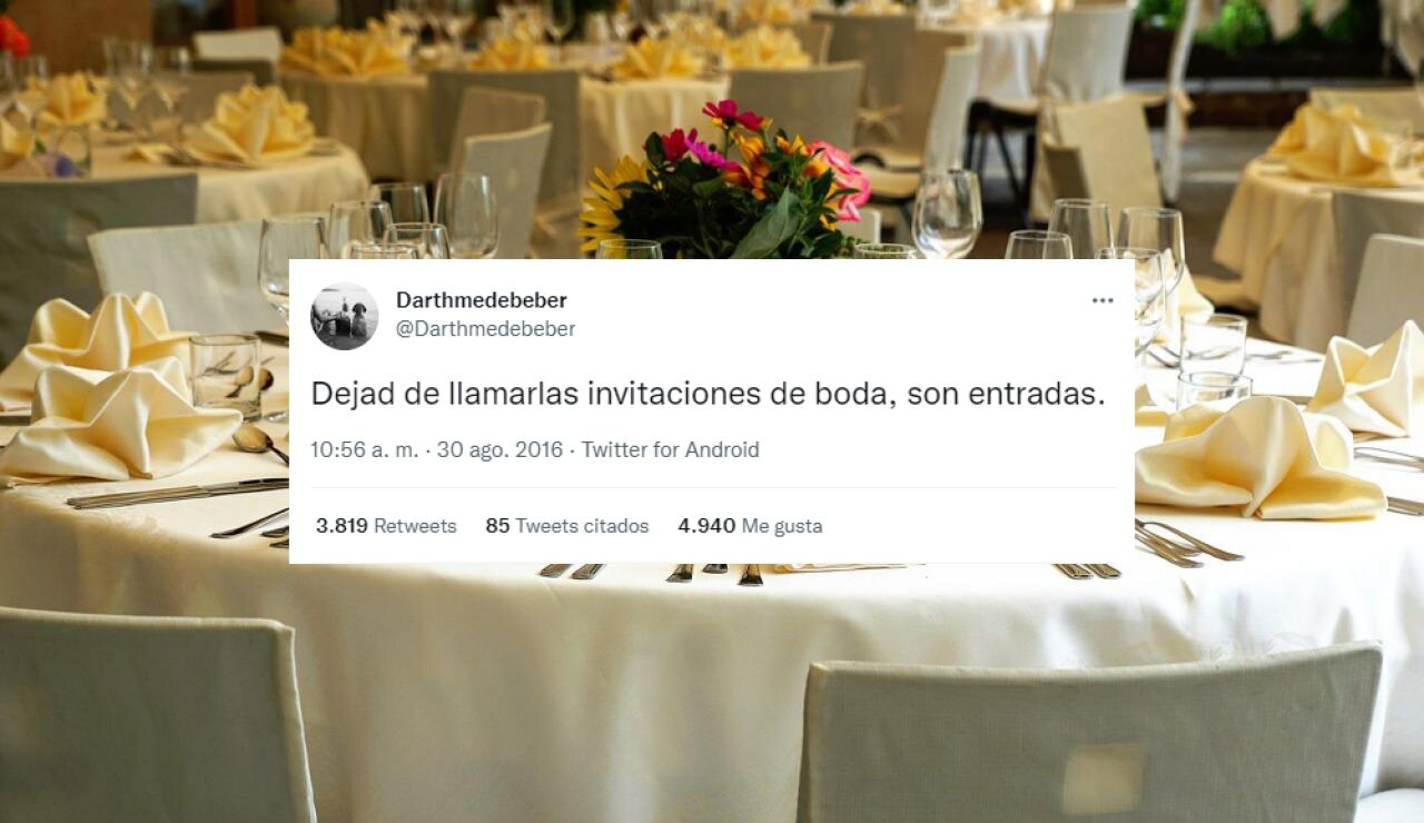 Los mejores tuits de humor sobre bodas
