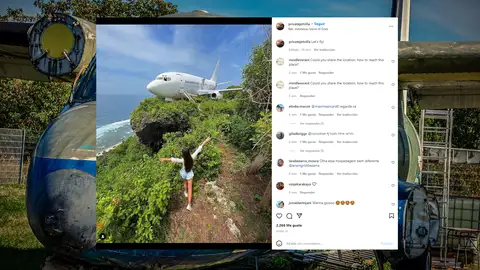 El Boeing 737 que ha aparecido en un campo de Bali y que acabará siendo un resort de lujo El Boeing 737 que ha aparecido en un campo de Bali y que acabará siendo un resort de lujo