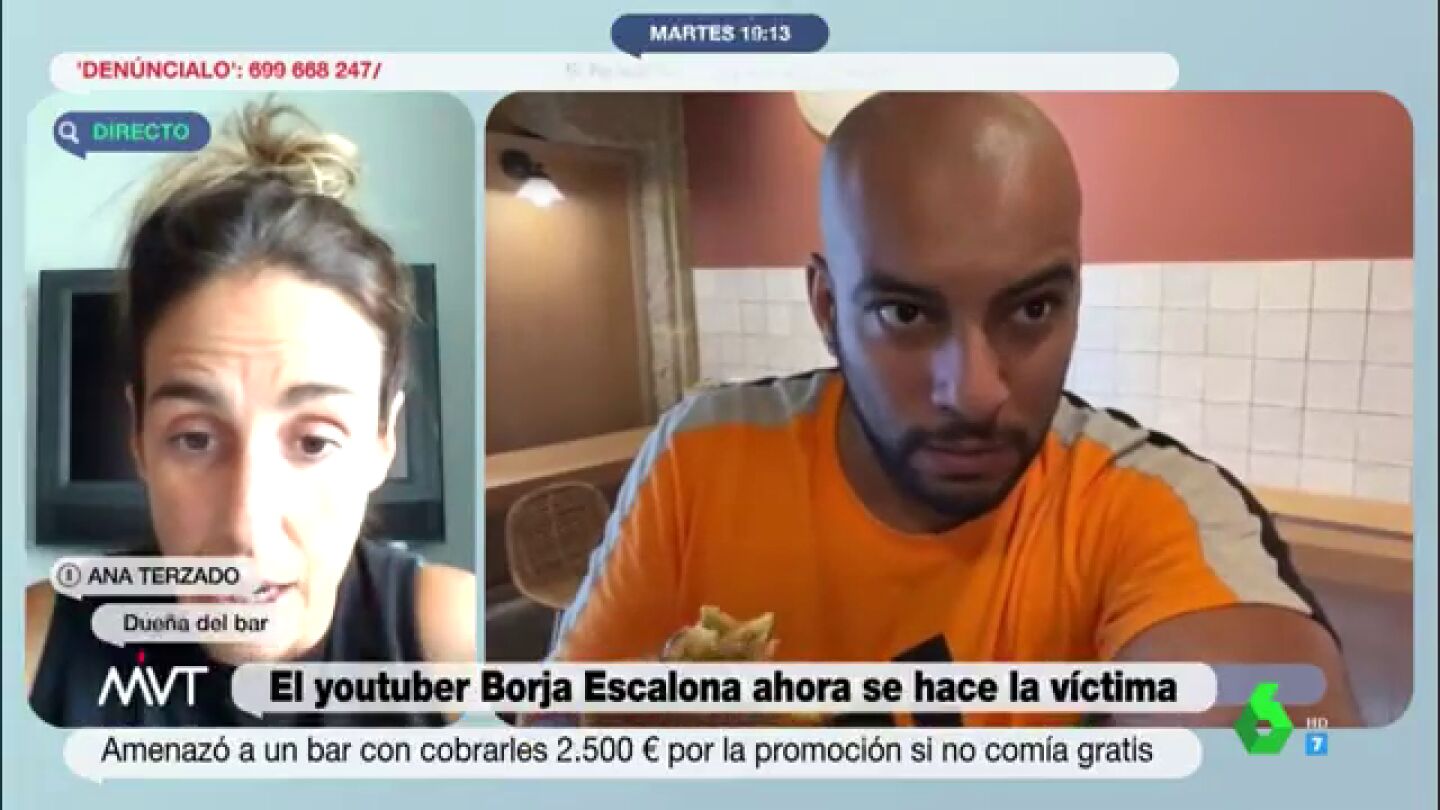 La soberbia reacci&oacute;n de la due&ntilde;a del bar de Vigo amenazado tras ver llorar a Borja Escalona