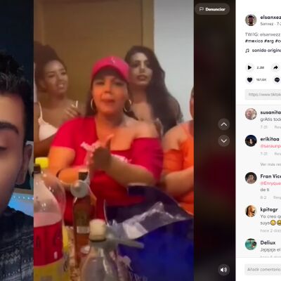 Un tiktoker habla sobre el vídeo de unas amigas de fiesta con botellas de alcohol robadas y su respuesta se vuelve viral