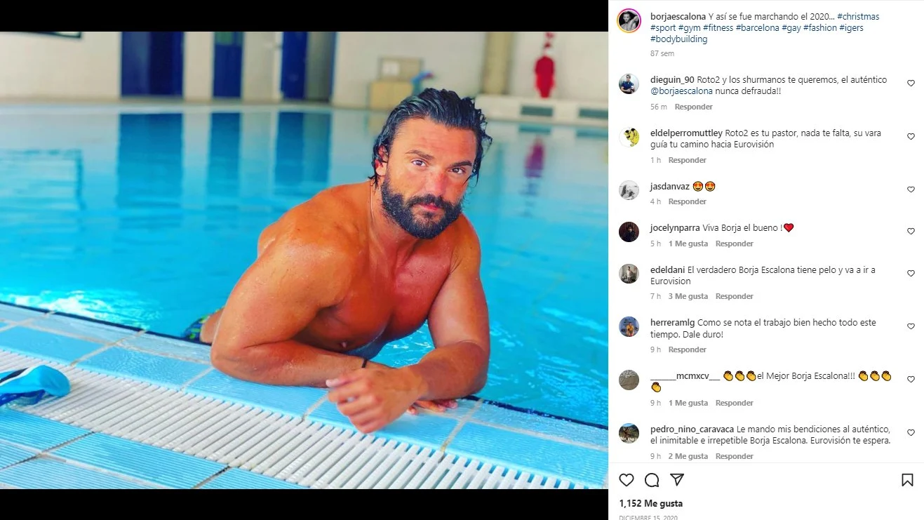 Instagram de Borja Escalona