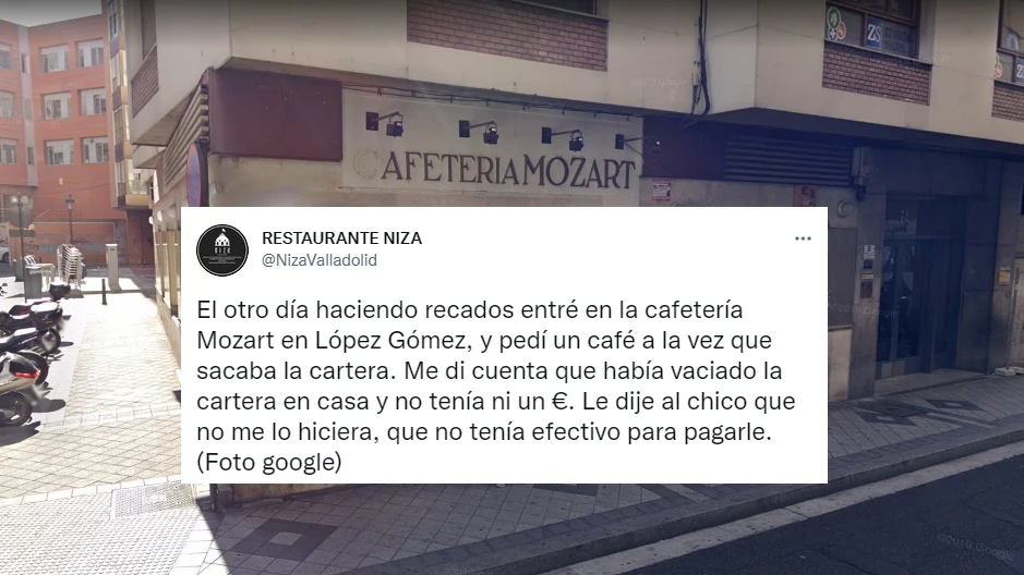 El gesto de un camarero de Valladolid que est&aacute; conquistando a todo el mundo