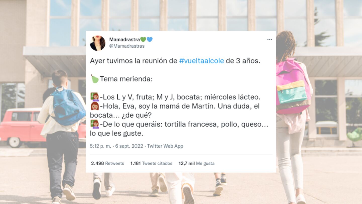 Hilo de Twitter de una madre en la reuni&oacute;n de padres y profesora