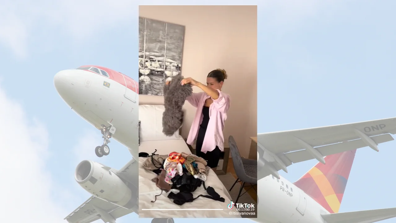 El truco viral de TikTok para llevar más equipaje del que está permitido en  el avión