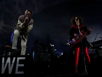 El cantante de Arcade Fire, Win Butler, y su esposa, la multiinstrumentista Régine Chassagne