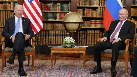 Joe Biden y Vladimir Putin Joe Biden y Vladimir Putin