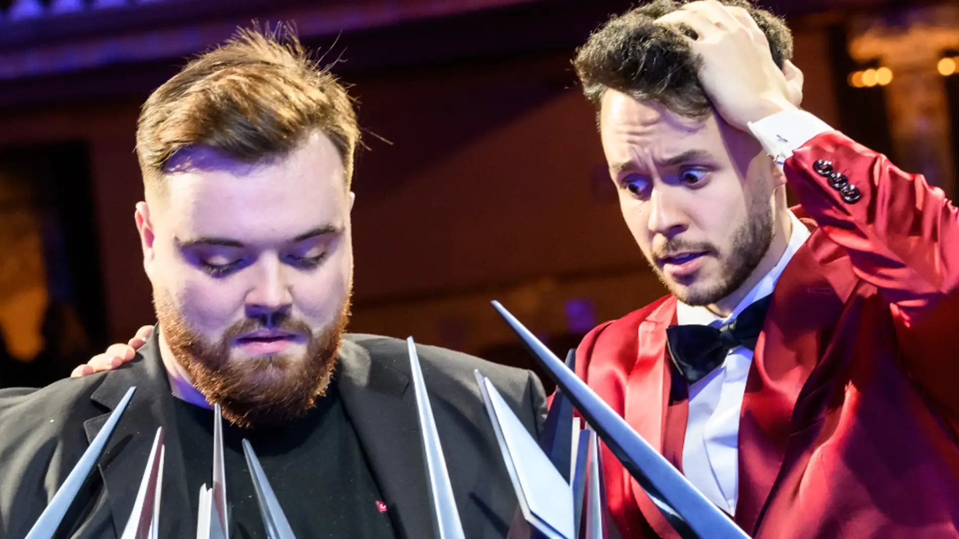 Ibai y Grefg (el otro nominado español para los Esports Awards) en los ESLAND