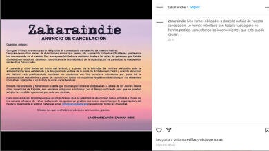 Cancelan el festival Zahara Indie por no disponer de los permisos