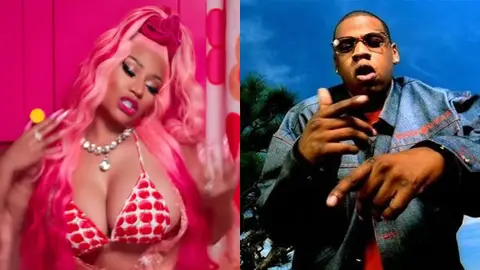 Nicki Minaj y Jay Z. Nicki Minaj y Jay Z.
