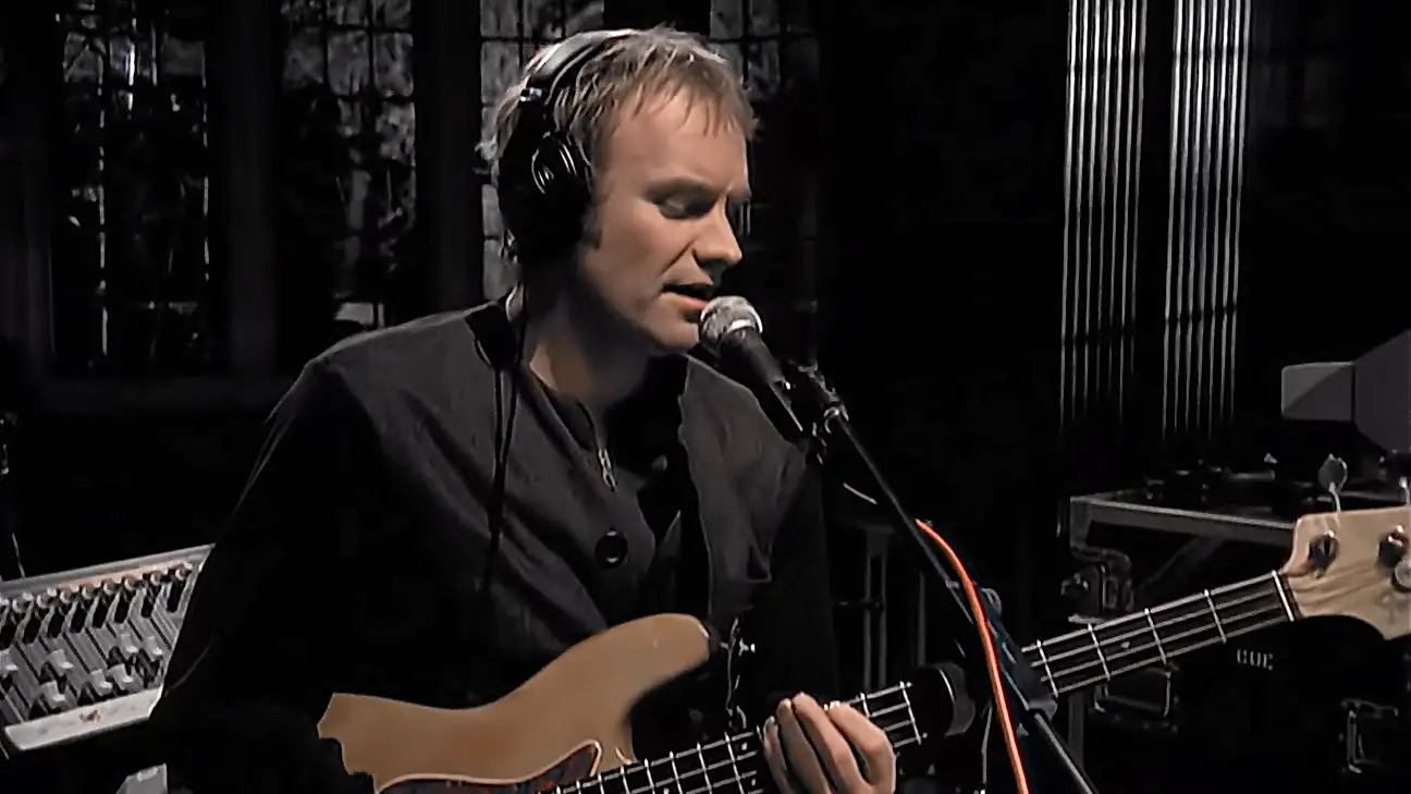 Sting en su videoclip de &#39;Shape of My Heart&#39;.