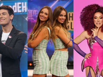 Alfred Garc&iacute;a, Twin Melody y Sharonne.