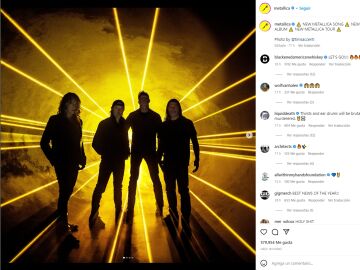 Instagram de Metallica