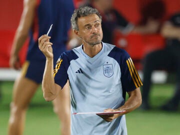 El entrenador de la selección española, Luis Enrique