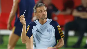 El entrenador de la selección española, Luis Enrique