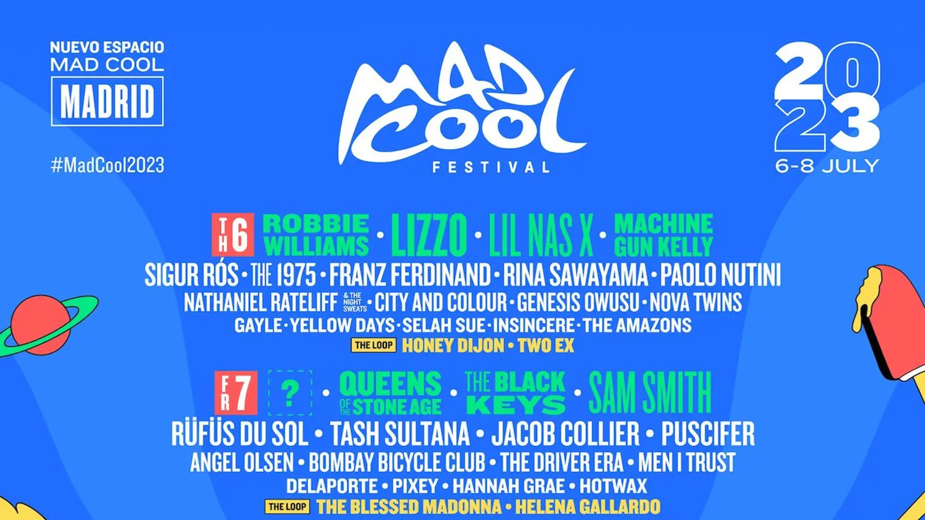 Cartel del Mad Cool 2023