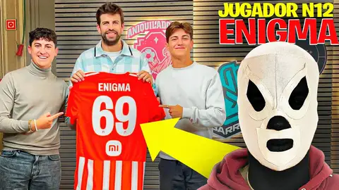 La 'presentación' de Enigma entre Piqué y los hermanos Buyer La 'presentación' de Enigma entre Piqué y los hermanos Buyer