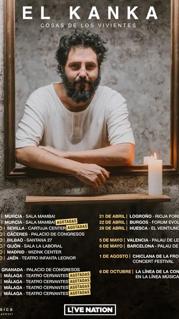 Cartel de la gira de El Kanka Cartel de la gira de El Kanka