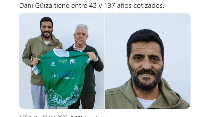 Los mejores memes de Dani G&uuml;iza a los 42 a&ntilde;os