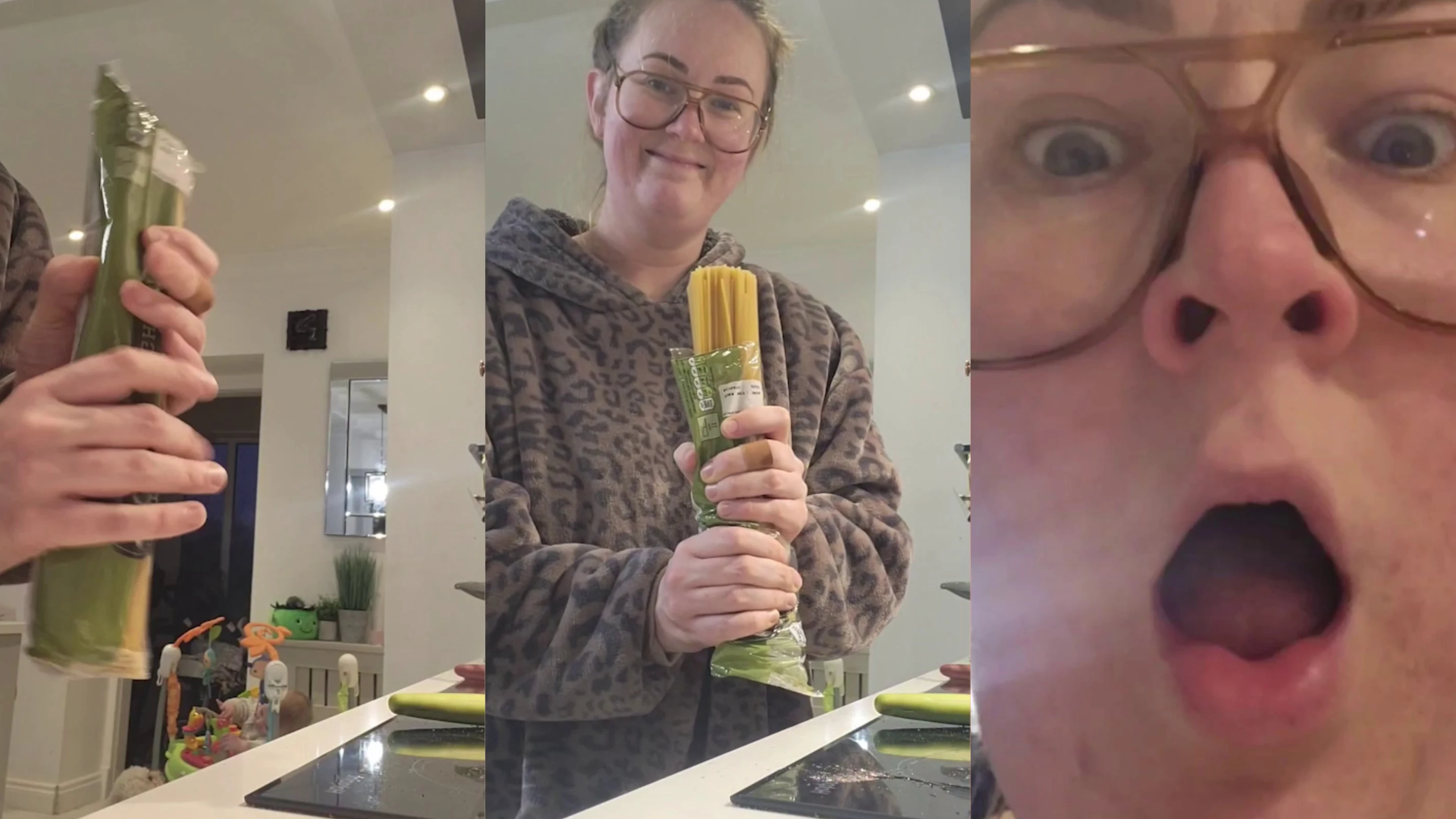 El truco viral para abrir la pasta sale mal