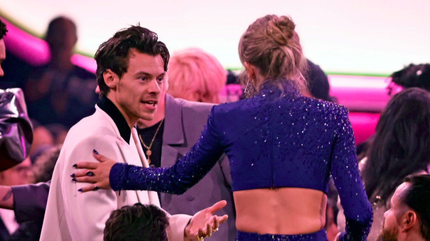 Harry Styles y Taylor Swift en la 65 gala de los Premios Grammy