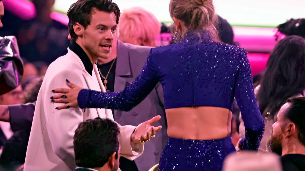 Harry Styles y Taylor Swift en la 65 gala de los Premios Grammy