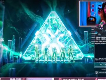Momento del tiroteo en el stream.