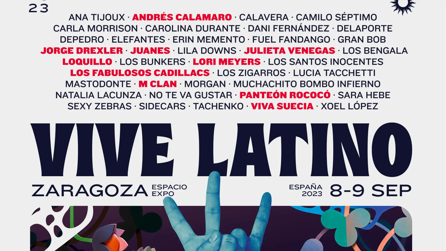 Cartel del Vive Latino 2023