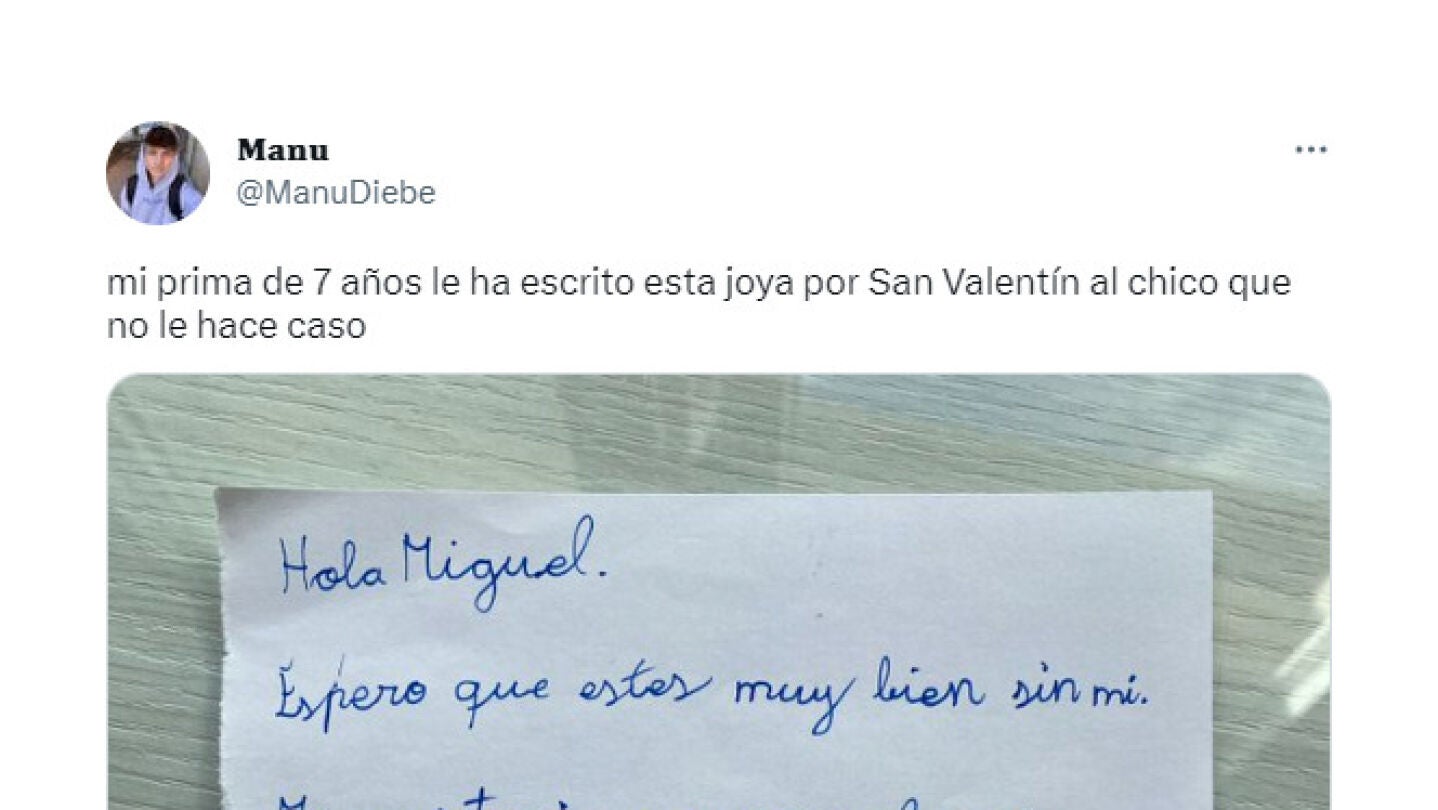 La demoledora carta de San Valent&iacute;n de una ni&ntilde;a al chico que le gusta