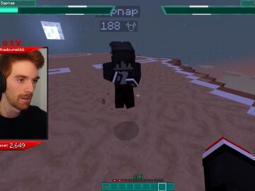 Shadoune en la final de los Squid Craft 2.
