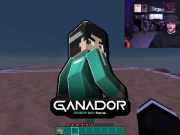 Sapnap ganando los Squid Craft 2.