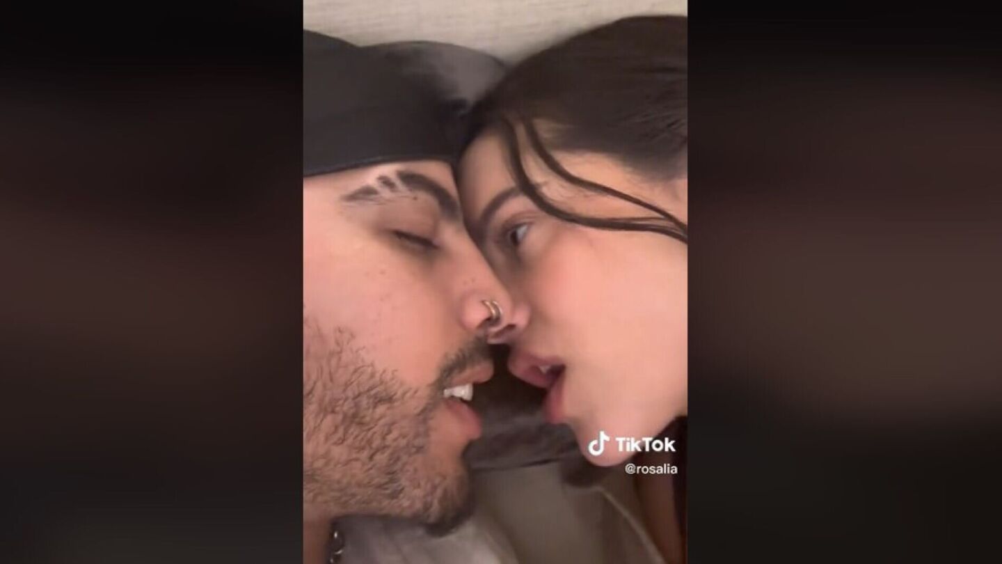 TikTok de Rosal&iacute;a junto a Rauw Alejandro