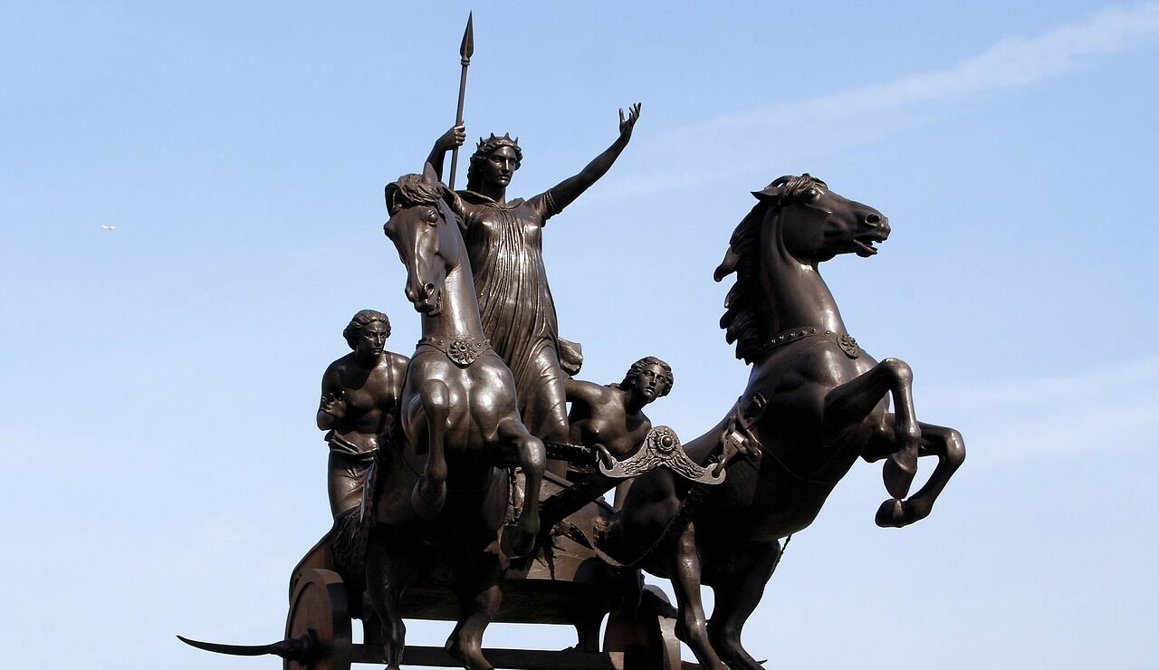 Escultura de Boudica en Londres