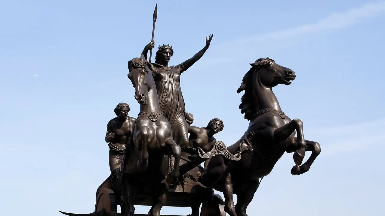 Escultura de Boudica en Londres