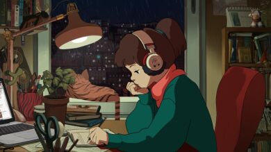 Desvelado el misterio de Lofi Girl: ¿Qué se esconde tras esa ventana azul?