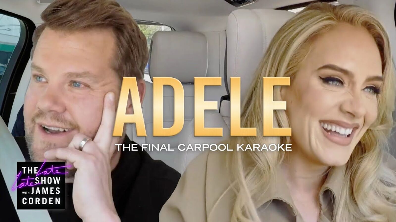 El motivo por el que Adele y James Corden acaban llorando en la despedida de Carpool Karaoke