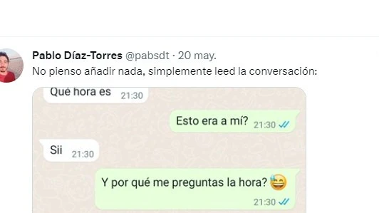 Captura de pantalla Foto de conversación de WhatsApp