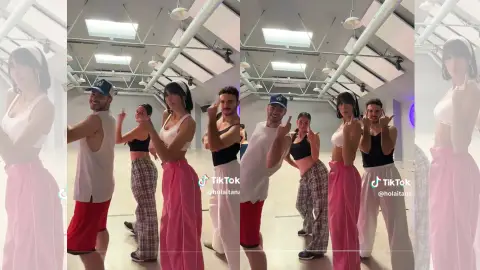 Aitana en su vídeo de TikTok. Aitana en su vídeo de TikTok.