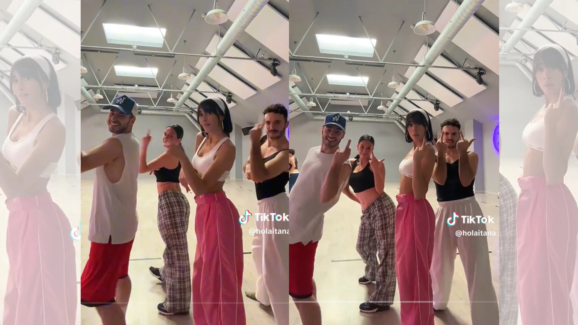 Aitana en su v&iacute;deo de TikTok.