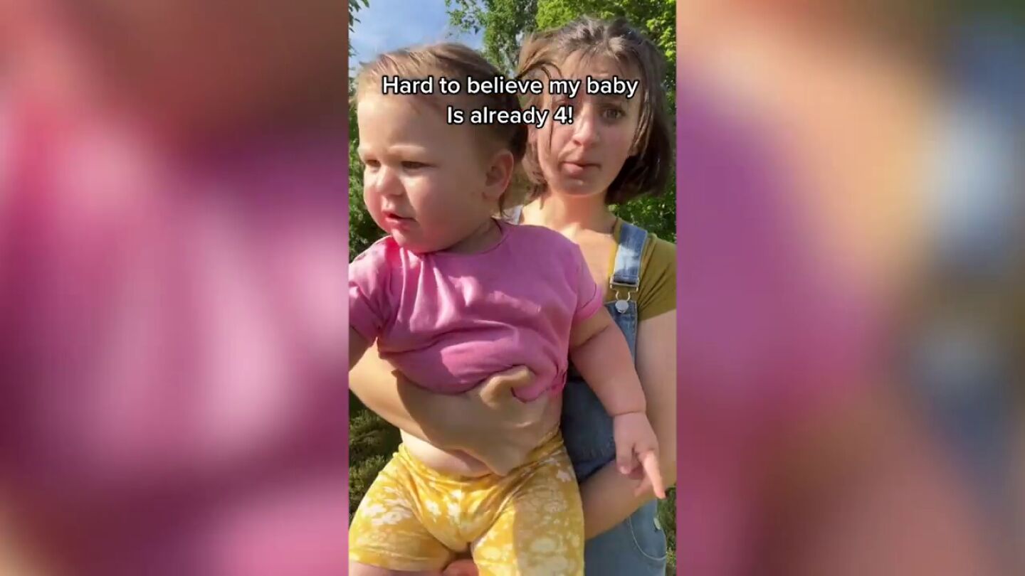 Una beb&eacute; gigante de 18 meses que lleva ropa de 4 a&ntilde;os: el impactante v&iacute;deo que han visto 16 millones de personas en TikTok
