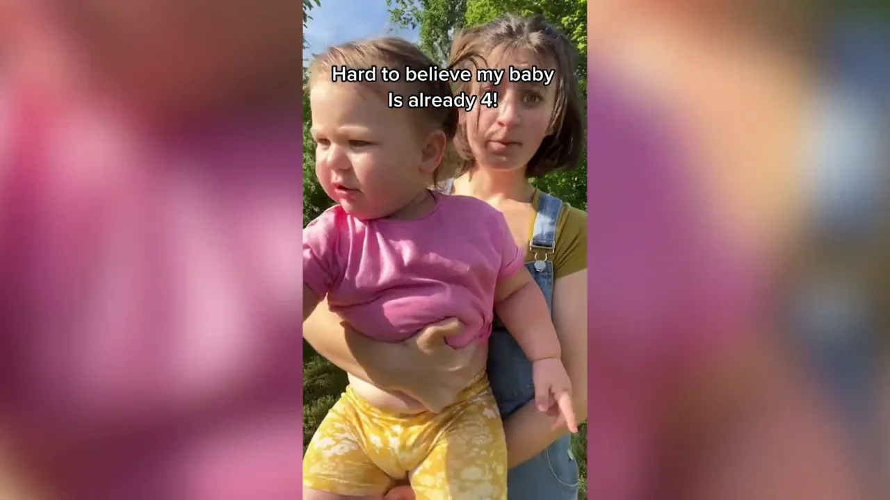 Una beb&eacute; gigante de 18 meses que lleva ropa de 4 a&ntilde;os: el impactante v&iacute;deo que han visto 16 millones de personas en TikTok