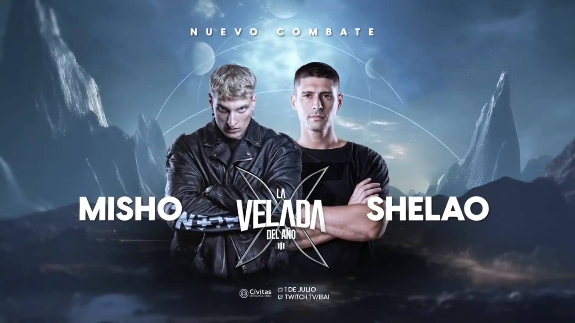 Misho y Shelao en el cartel de este nuevo combate de la Velada del Año 3.