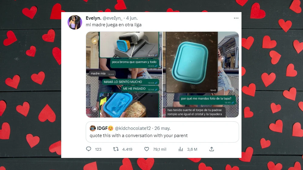 Pide a la gente en Twitter que comparta una conversación con sus padres Pide a la gente en Twitter que comparta una conversación con sus padres